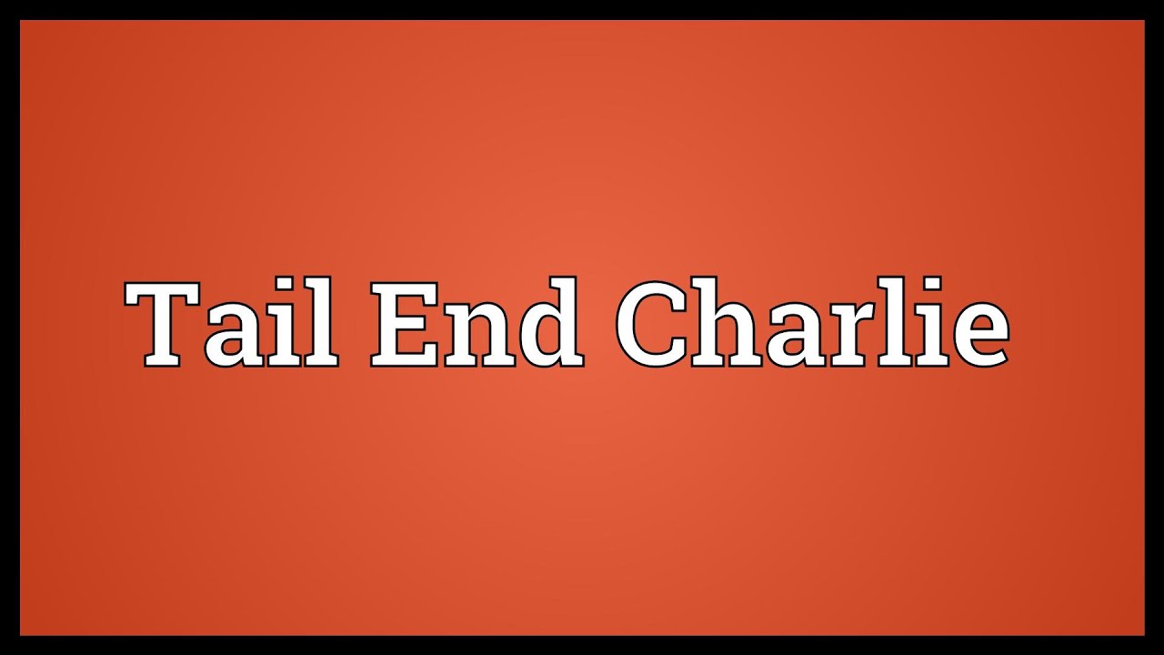 Tail End Charlie Audrey McIntosh