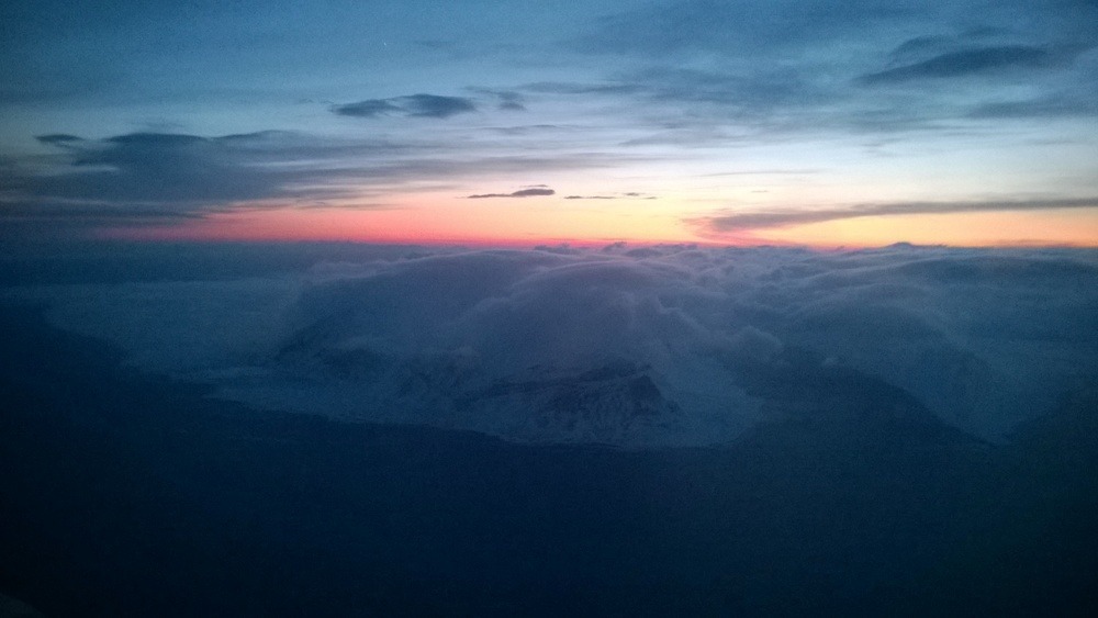 Coming in to land at Longyearbyen