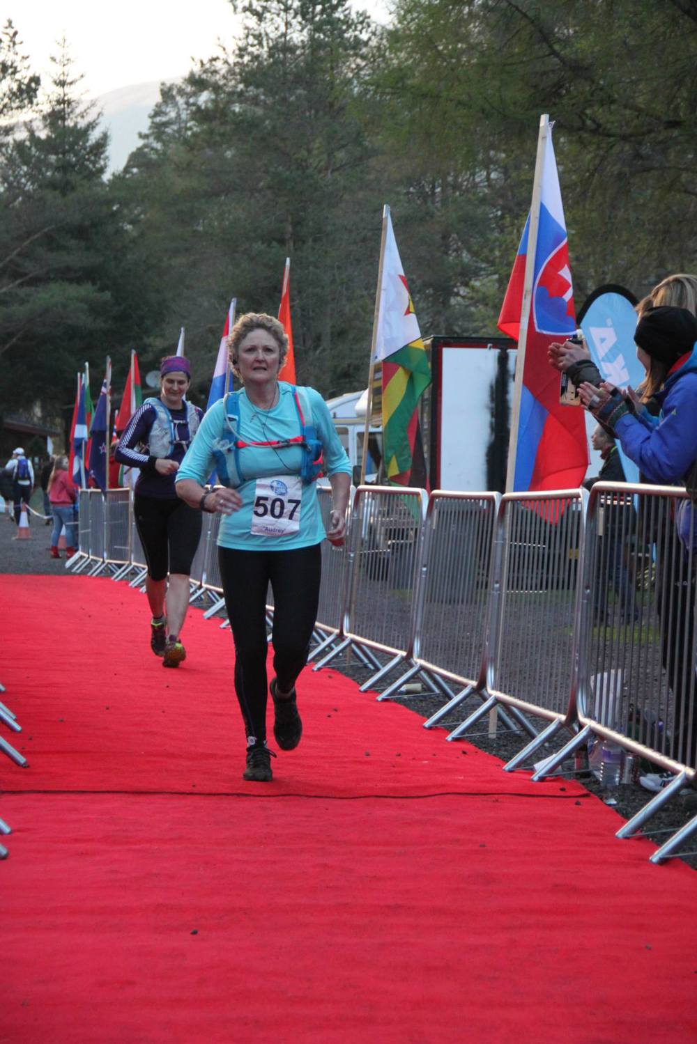 Tyndrum - finish line